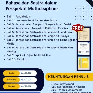 Bahasa dan Sastra dalam Perspektif Multidisipliner: Teori, Kritik, dan Aplikasi