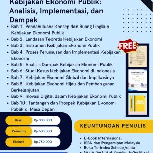 Kebijakan Ekonomi Publik: Analisis, Implementasi, dan Dampak