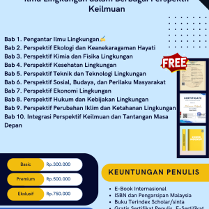Ilmu Lingkungan dalam Berbagai Perspektif Keilmuan