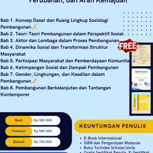 Sosiologi Pembangunan: Masyarakat, Perubahan, dan Arah Kemajuan