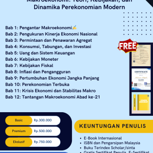 Makroekonomi: Teori, Kebijakan, dan Dinamika Perekonomian Modern
